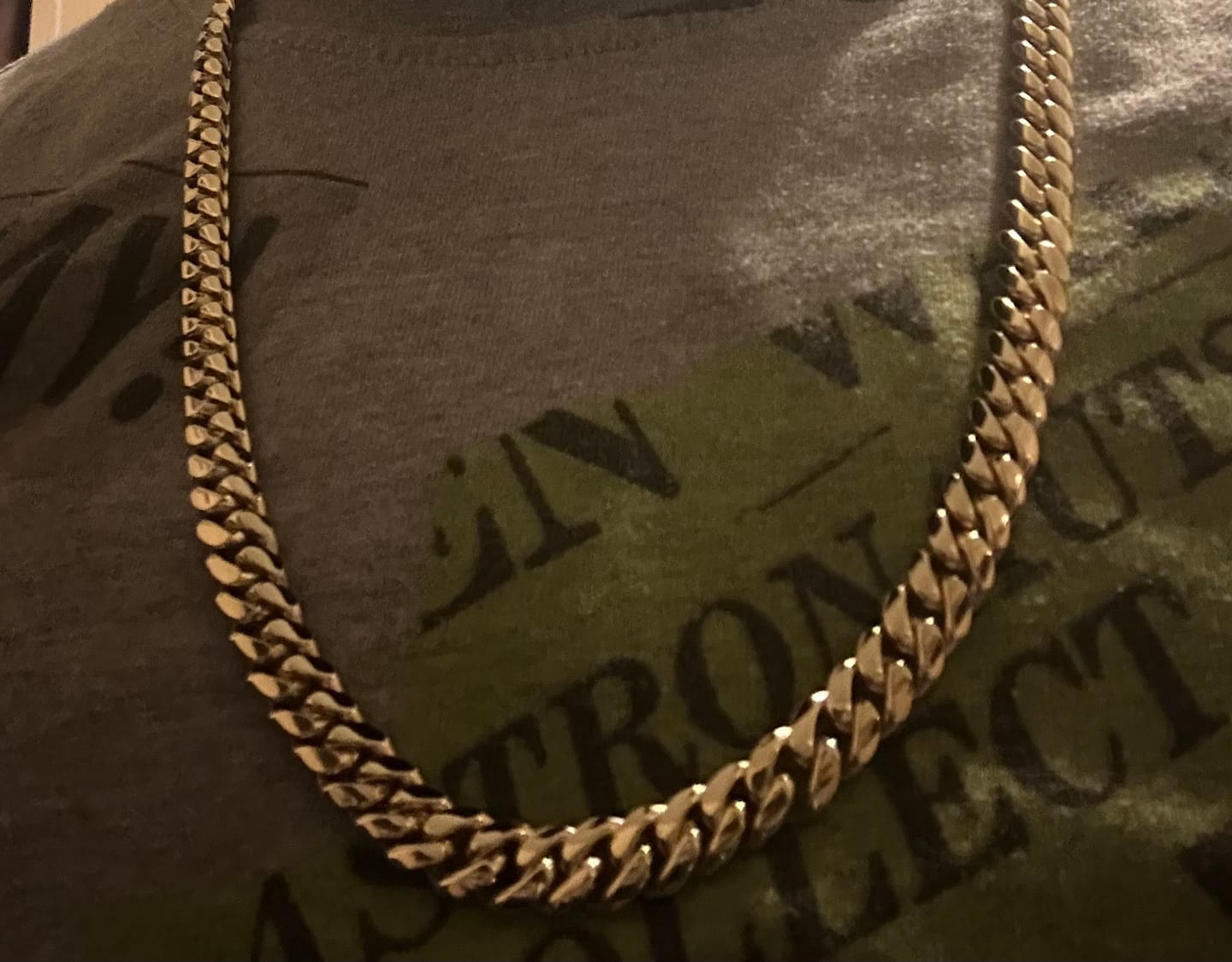 Customer photo review of 8MM Miami Cuban Link Chain