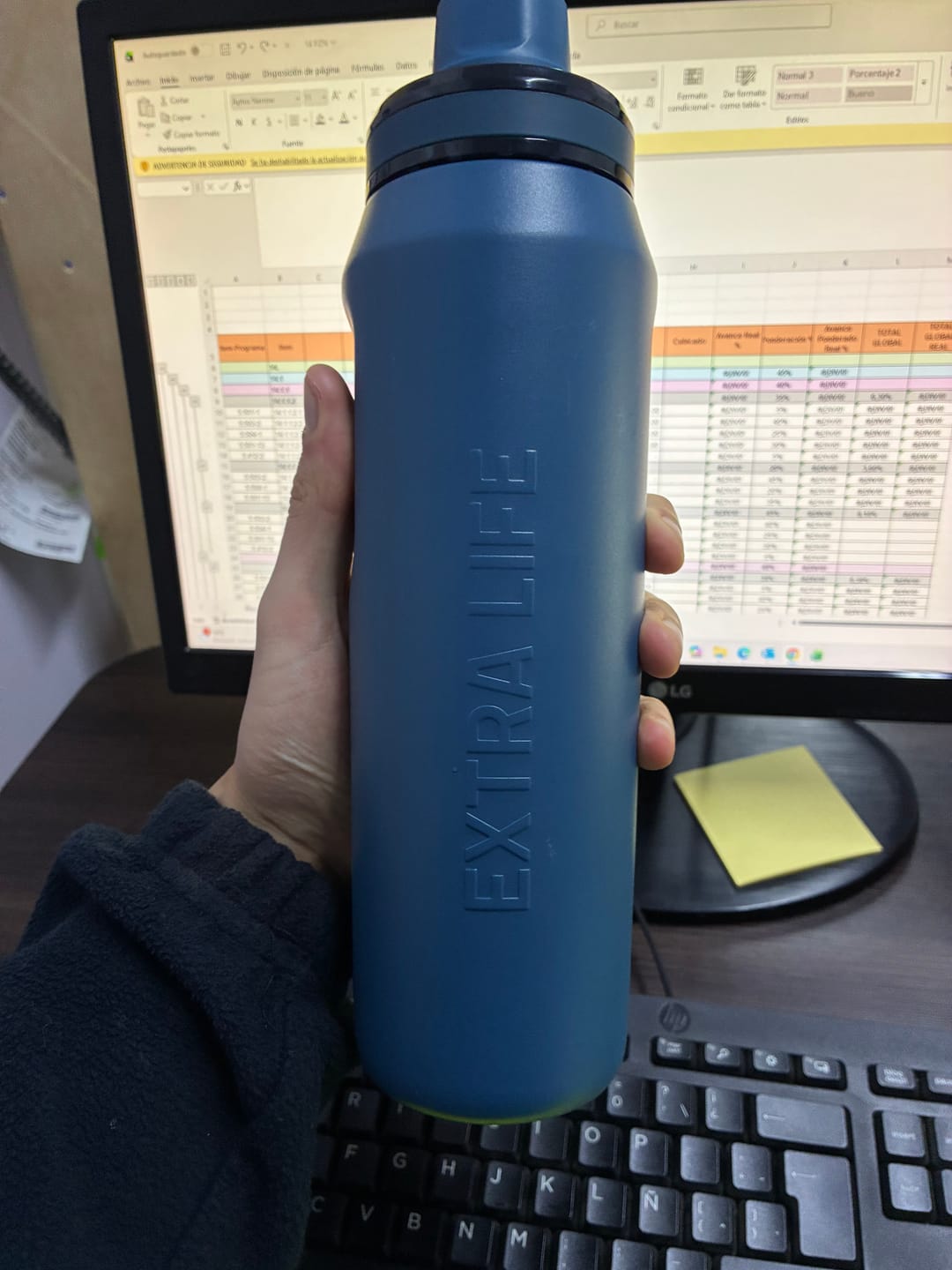 Customer photo review of Botella Térmica Acero Inoxidable 750 ml