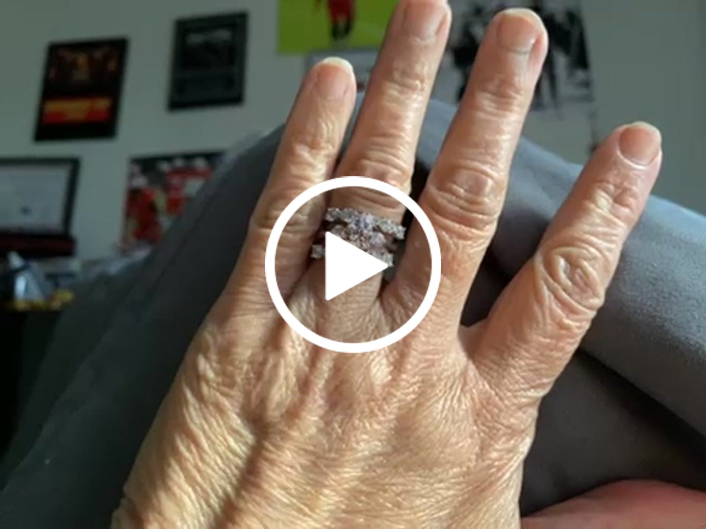 Customer video review of 5-Stone CZ Ring in Sterling Silver
