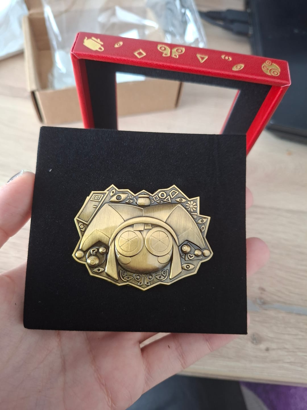 Customer photo review of Pomni Badge