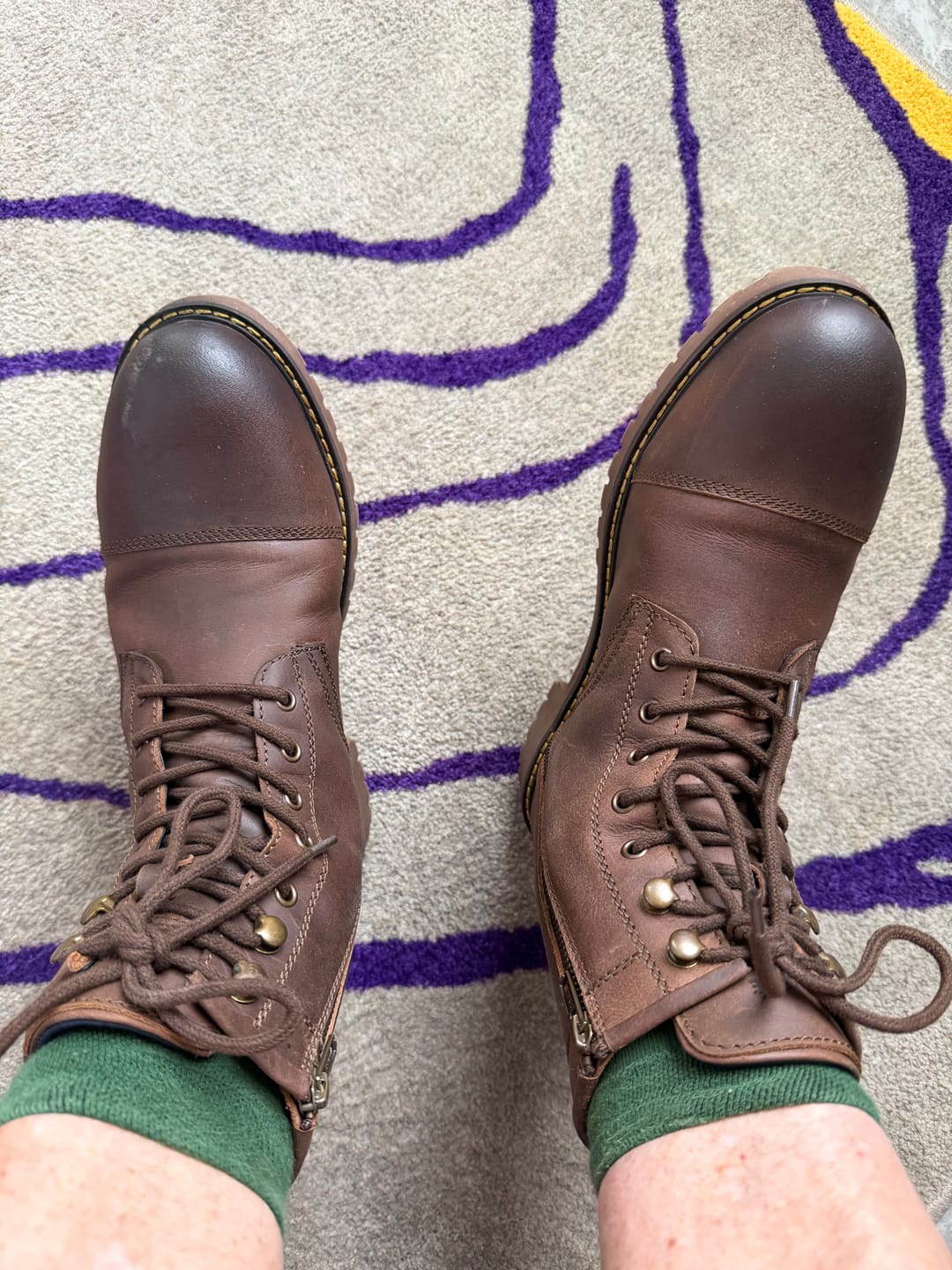 Customer photo review of boots brute mocha