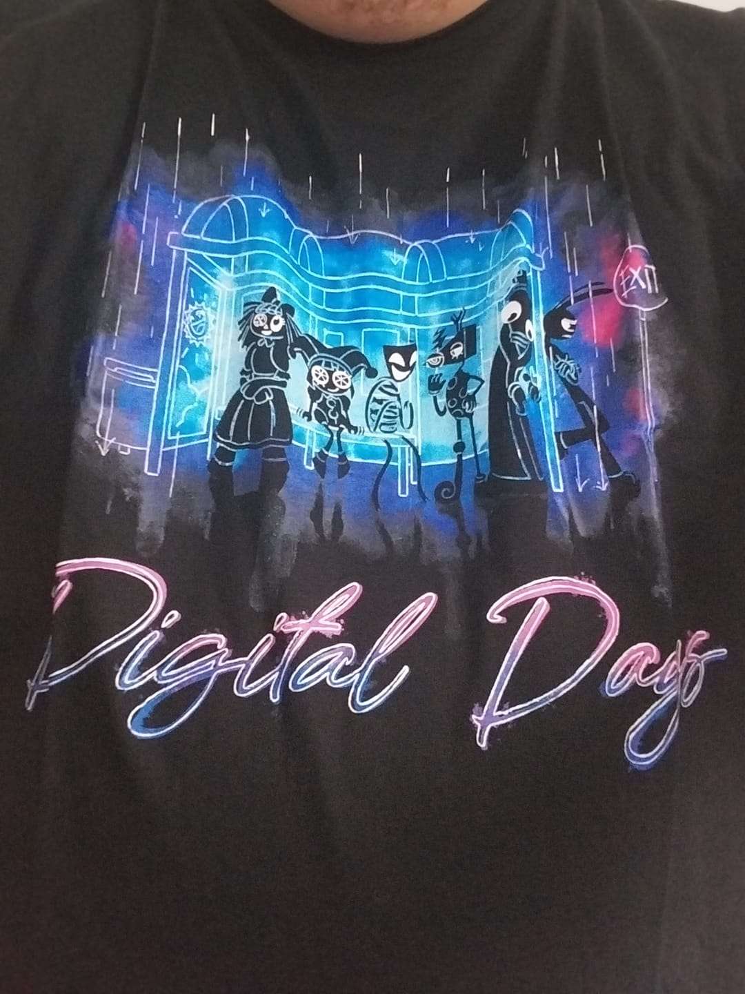 Customer photo review of Digital Days T-shirt