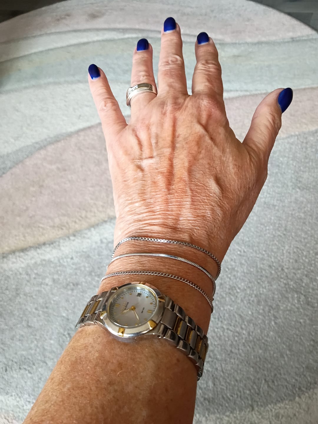 Customer photo review of Minimal Bracelet Stack