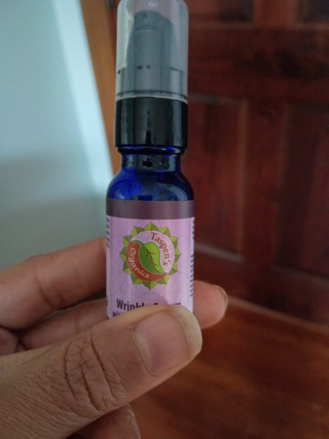 Customer photo review of Wrinkle Facial Serum with A, C & E