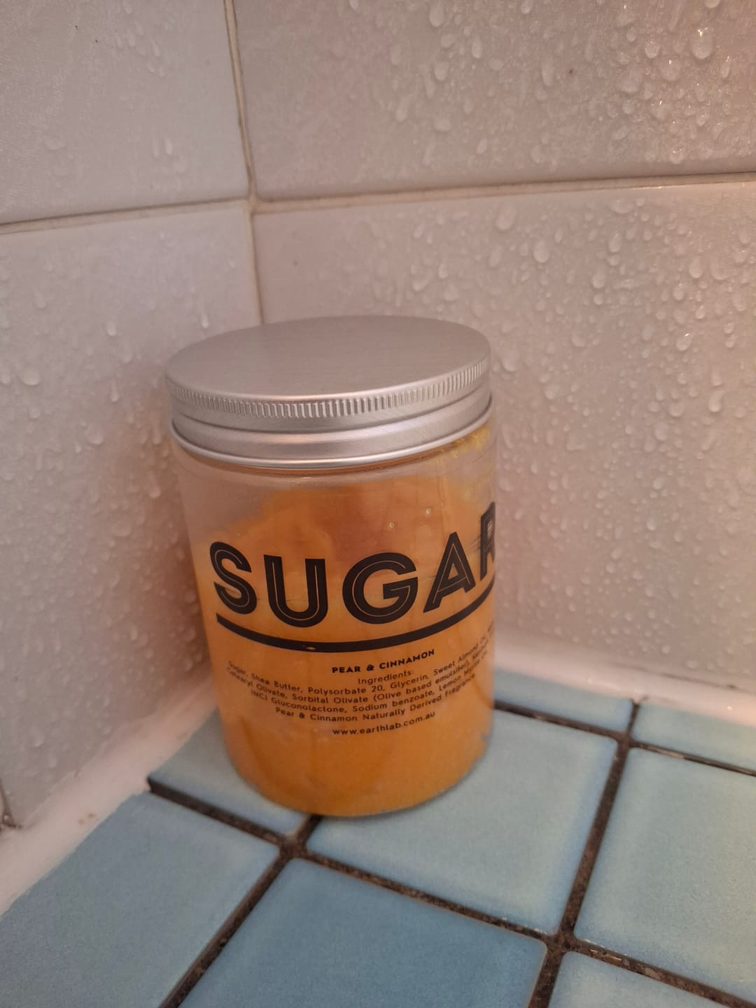 Customer photo review of Body Scrub - Pear & Cinnamon