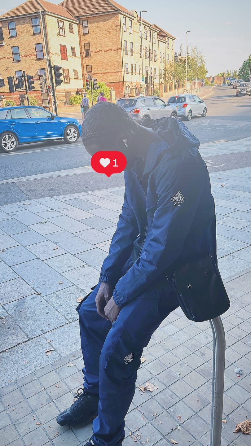 Customer photo review of Roadbreaker Full Windbreaker Tracksuit Midnight Blue