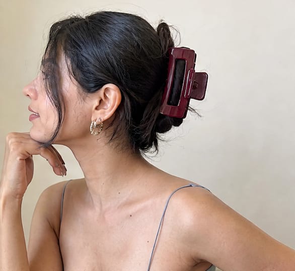 Customer photo review of Cloud Comfort Hair Clip