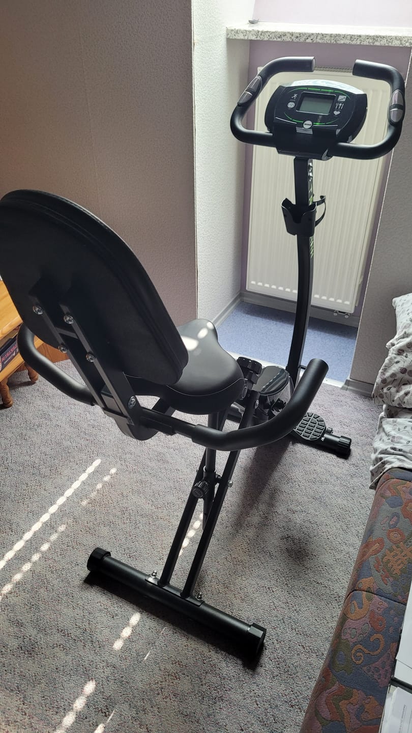 Customer photo review of Tretmann RIDE- Heimtrainer mit tiefem Einstieg