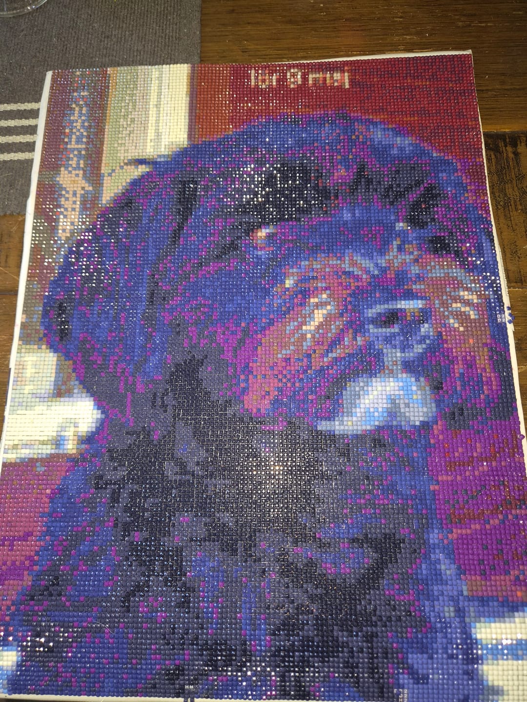 Customer photo review of Eget Foto Diamond Painting