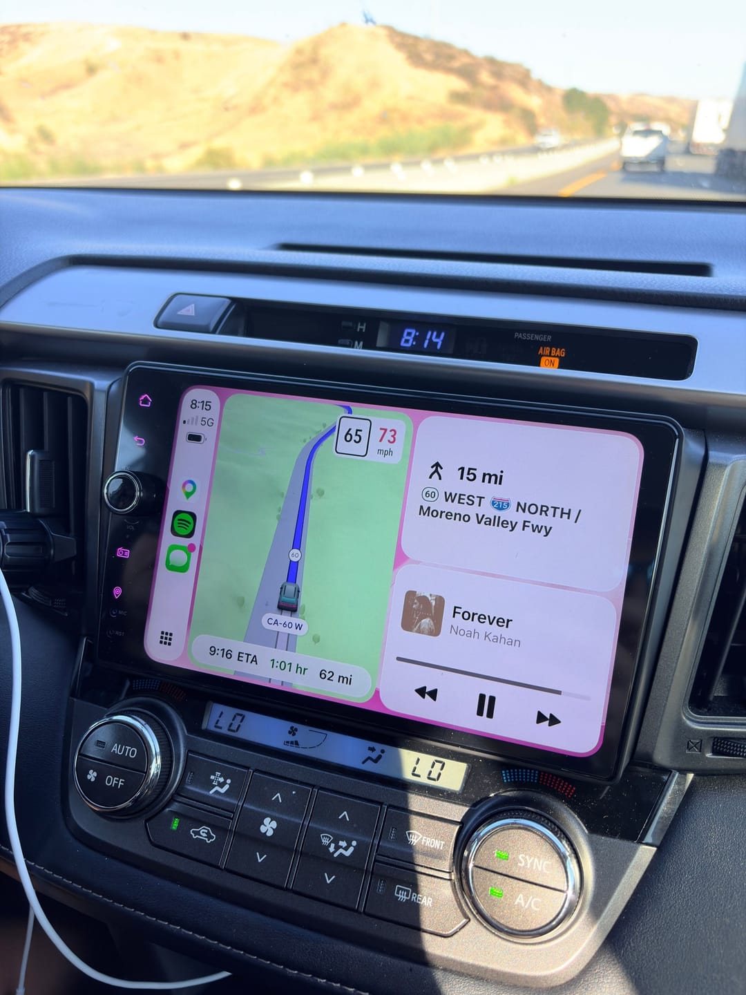 Customer photo review of Toyota Rav4 2013-2018 — Premium 9” CarPlay & Android Auto Head Unit