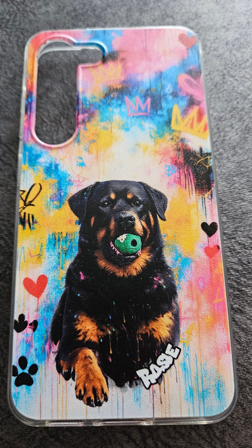 Customer photo review of Graffiti - Personalised Phone Case