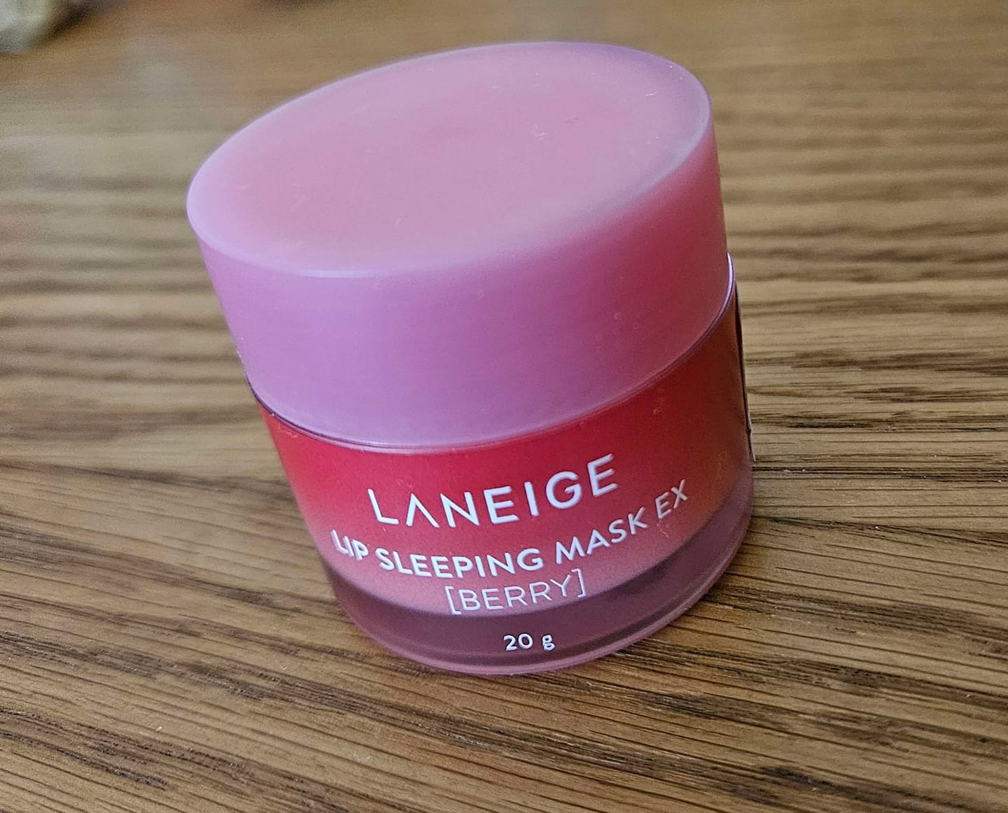 Customer photo review of Nakts maska lūpām LANEIGE Lip Sleeping Mask EX Berry