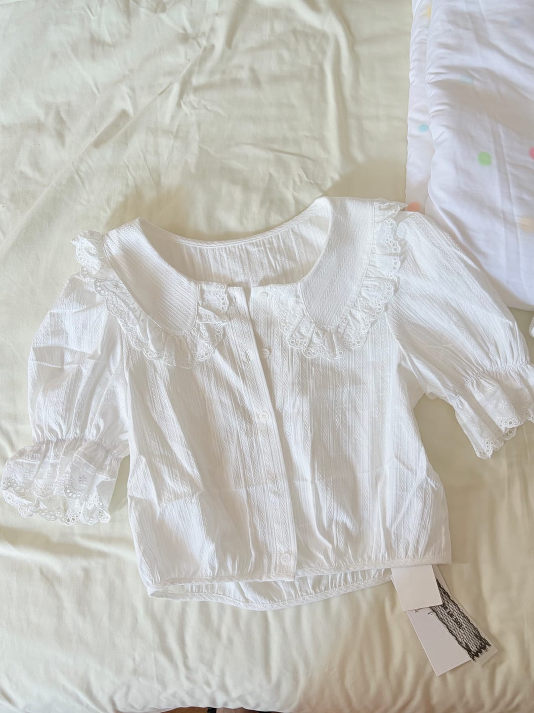 Customer photo review of Rase le sol Crinkled Lace Lounge Set