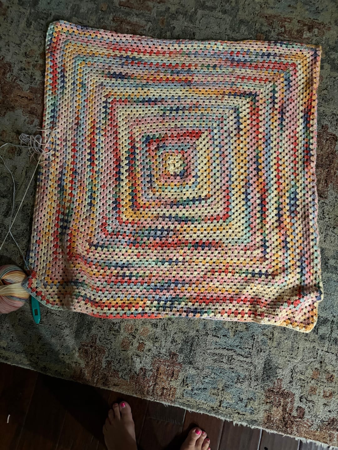 Customer photo review of Rainbow Blanket Kit