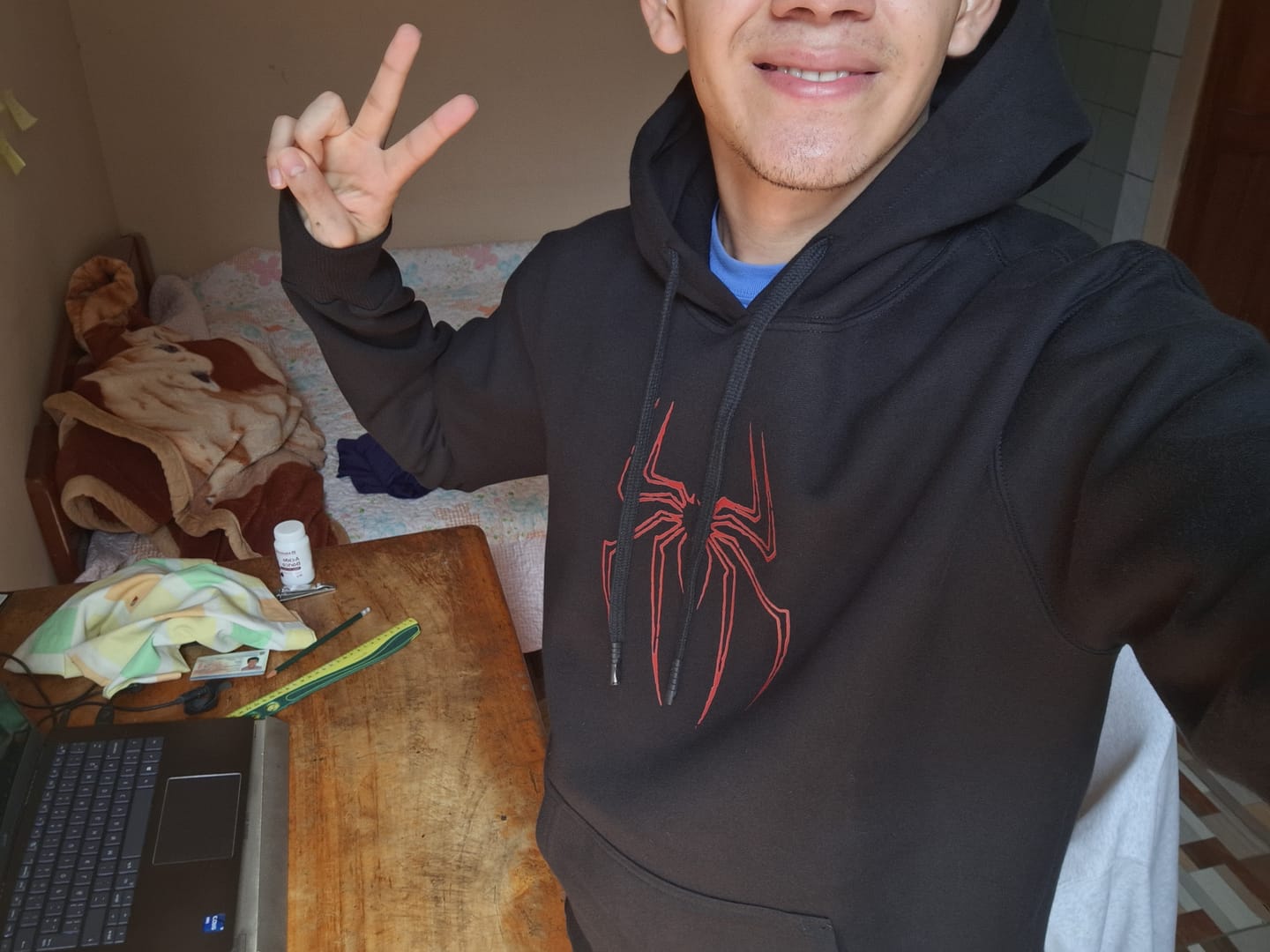 Customer photo review of Hoodie Spiderman New