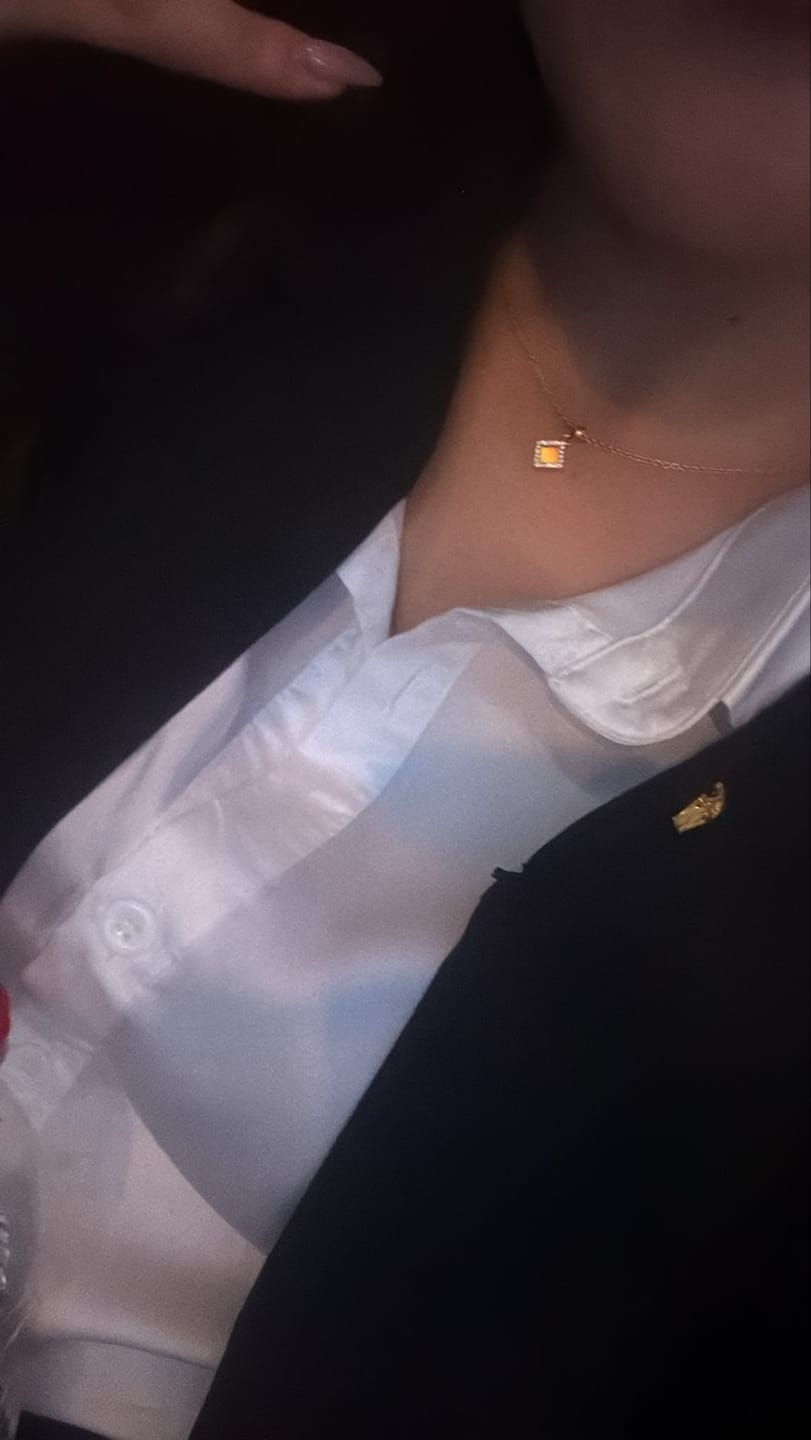 Customer photo review of Shiny Tanaor Necklace