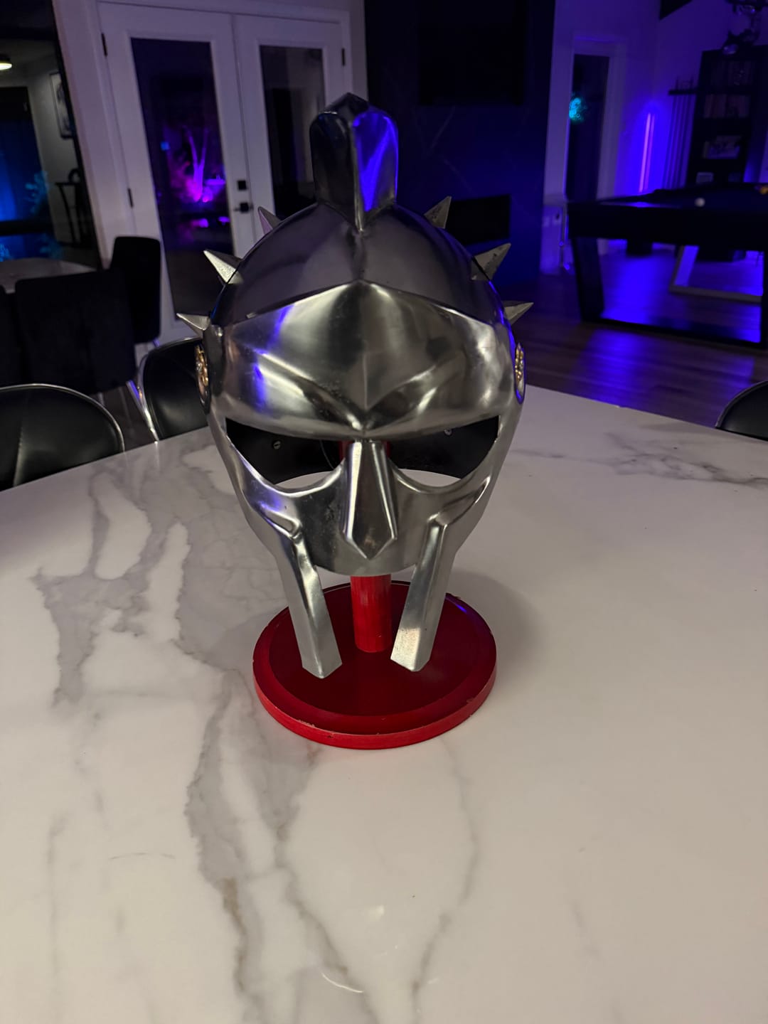 Customer photo review of Handcrafted Roman Legion Gladiator Helmet