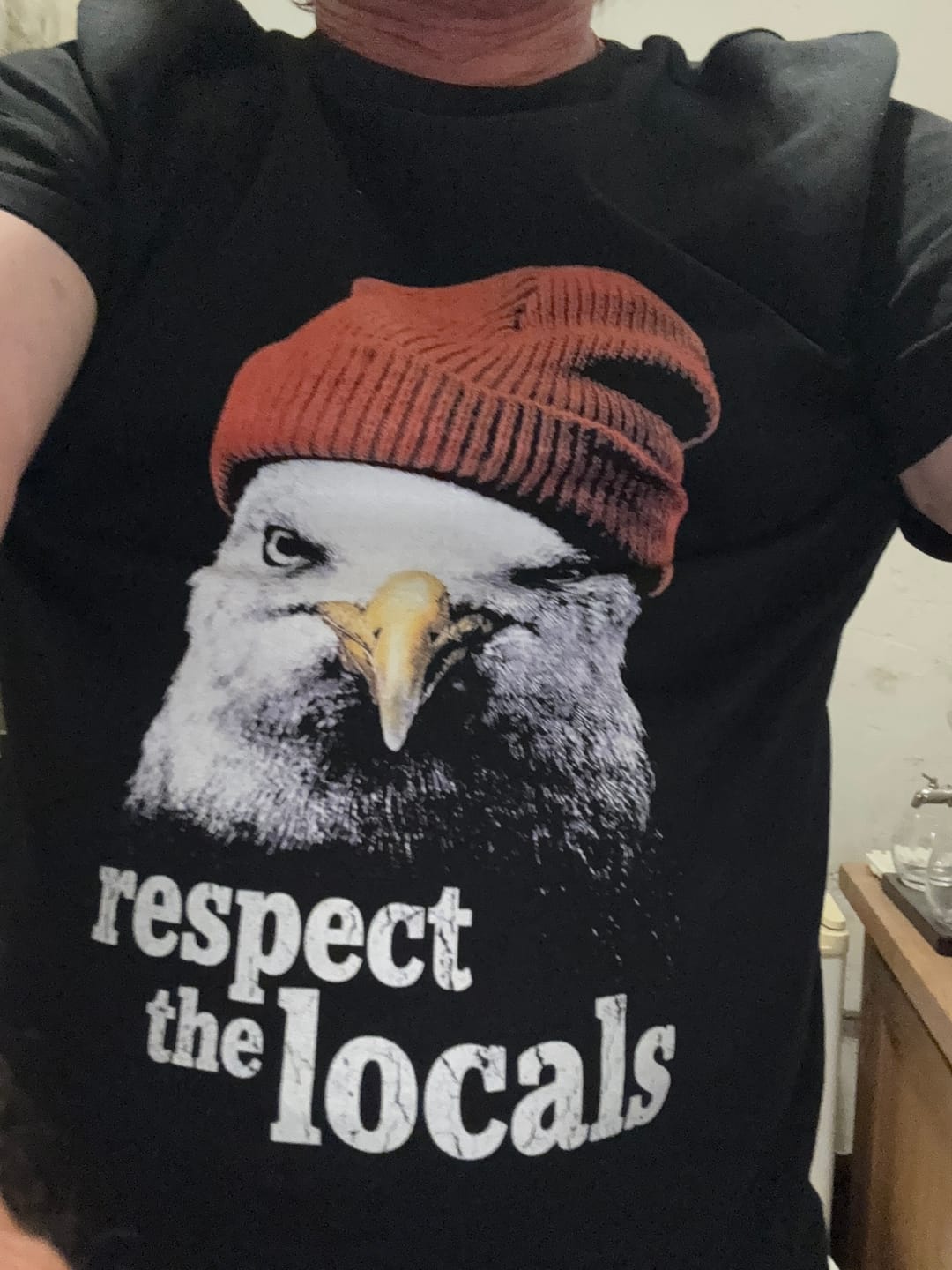 Customer photo review of Seagull Nightcap Comfort Colors® Tee