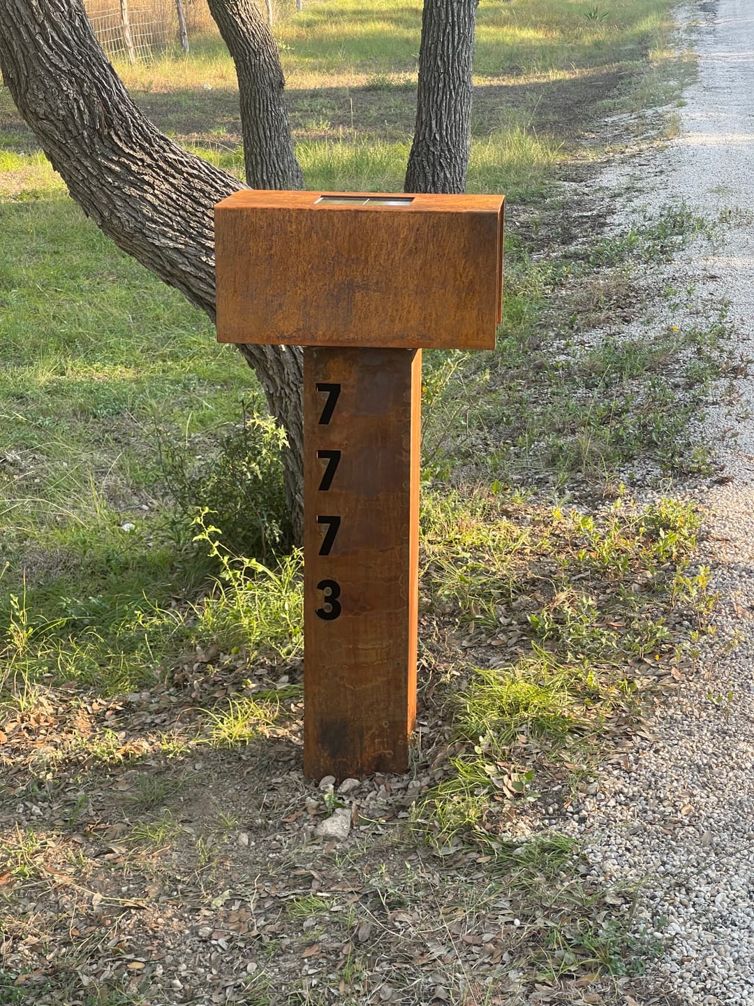 Customer photo review of The Top Notch Mailbox