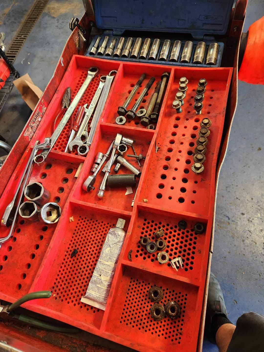 Customer photo review of TOP BOX TOOL TRAY —XL Fastener Organizing Tray