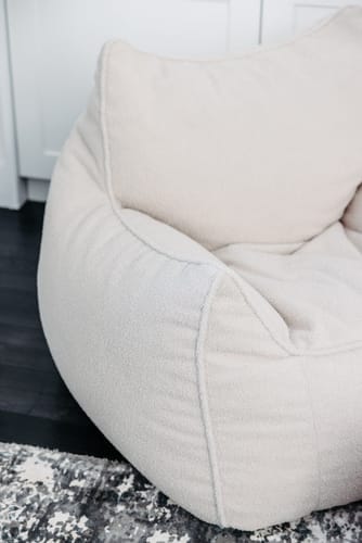 Customer photo review of DODO BEAN BAG - TEDDY FLEECE BEIGE