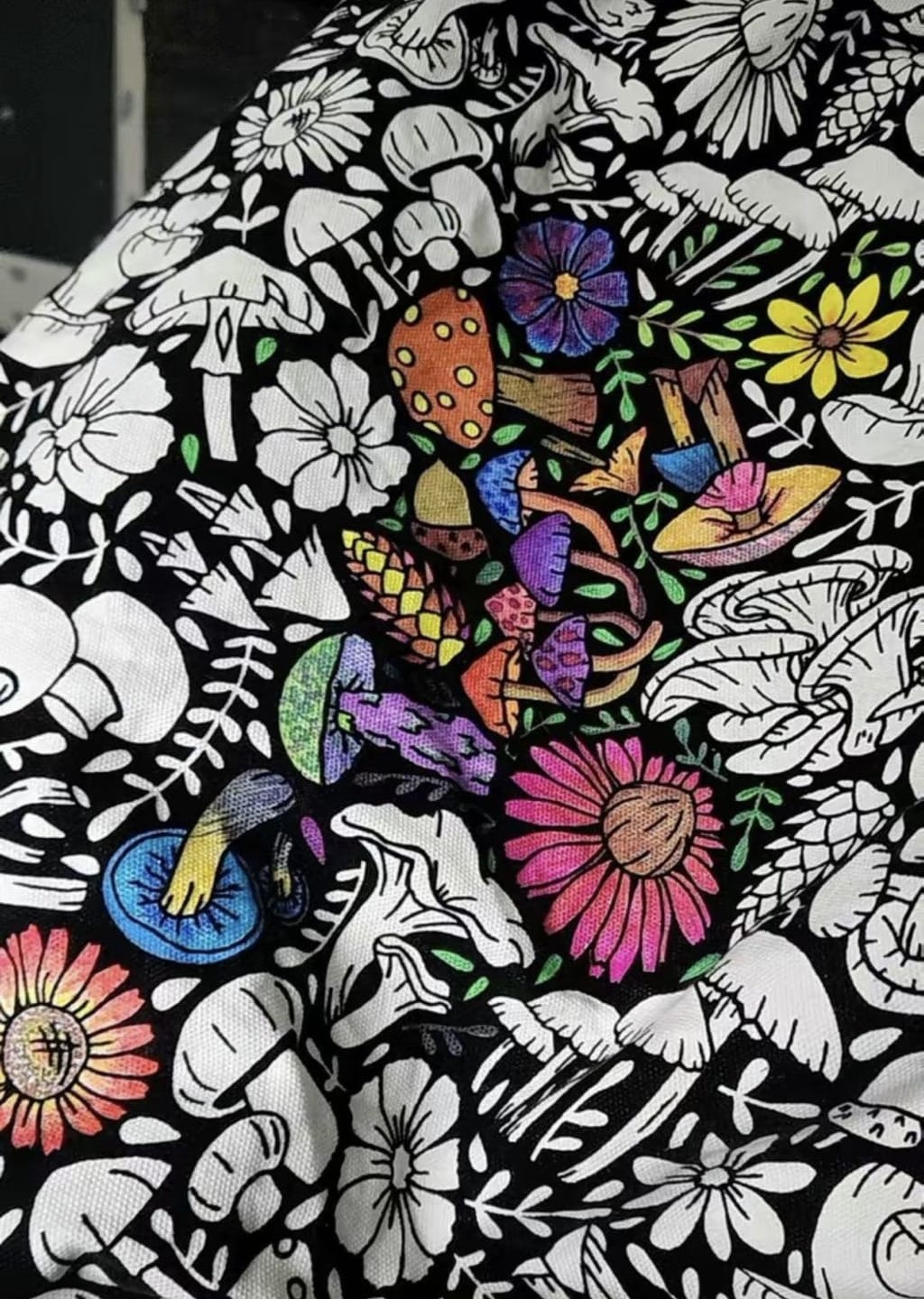 Customer photo review of DIY Drawing Blanket with 24 Colors Markers, Doodle Your Own Blankets, Customizable Washable Paint & Play Blankets for Adults