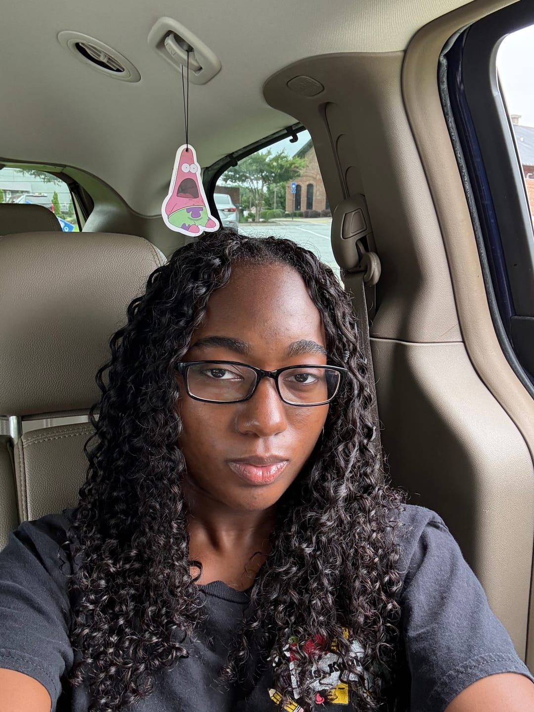 Customer photo review of Spanish Curl Human Crochet Hair
