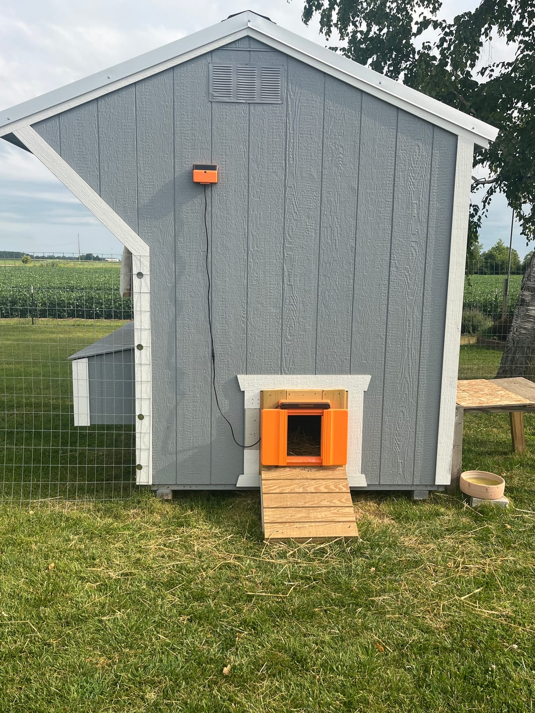 Customer photo review of Solar Automatic Chicken Coop Door