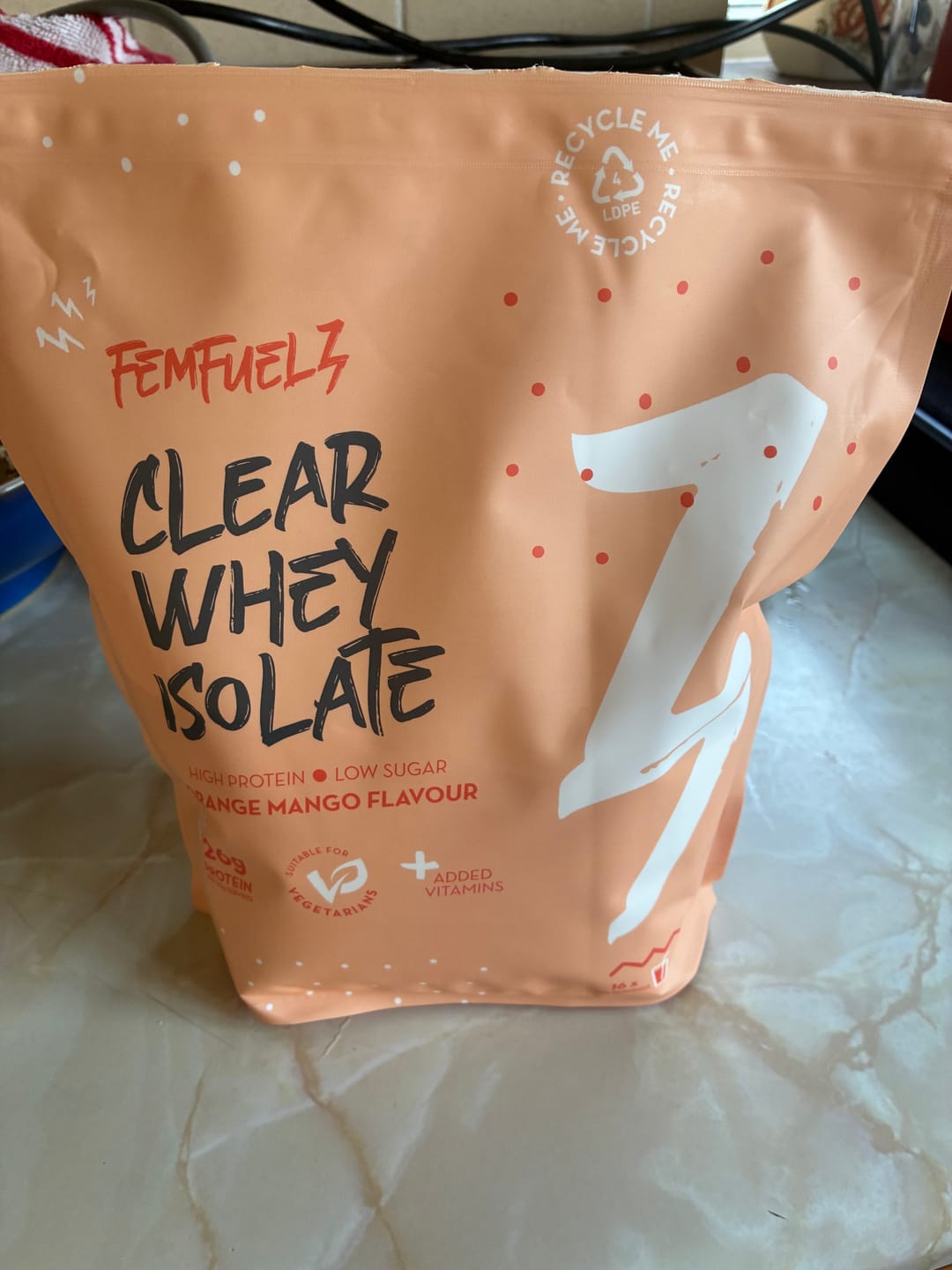 Customer photo review of Clear Whey Isolate Protein