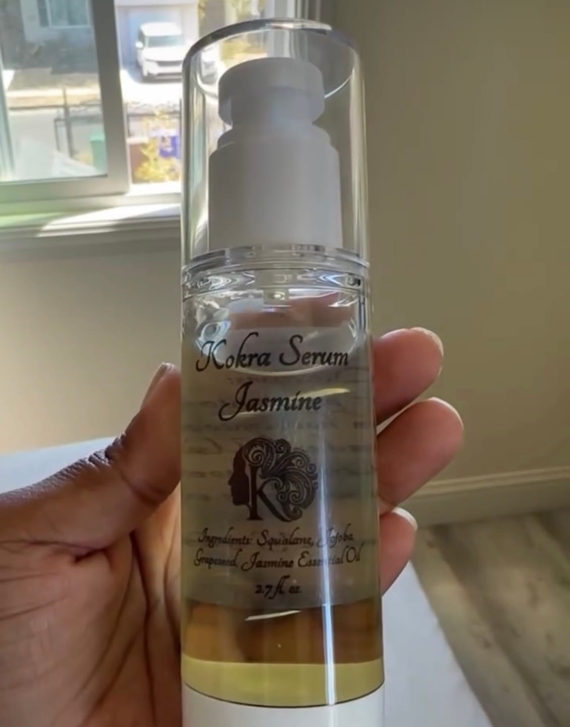 Customer photo review of Kokra Hair Serum 🔥