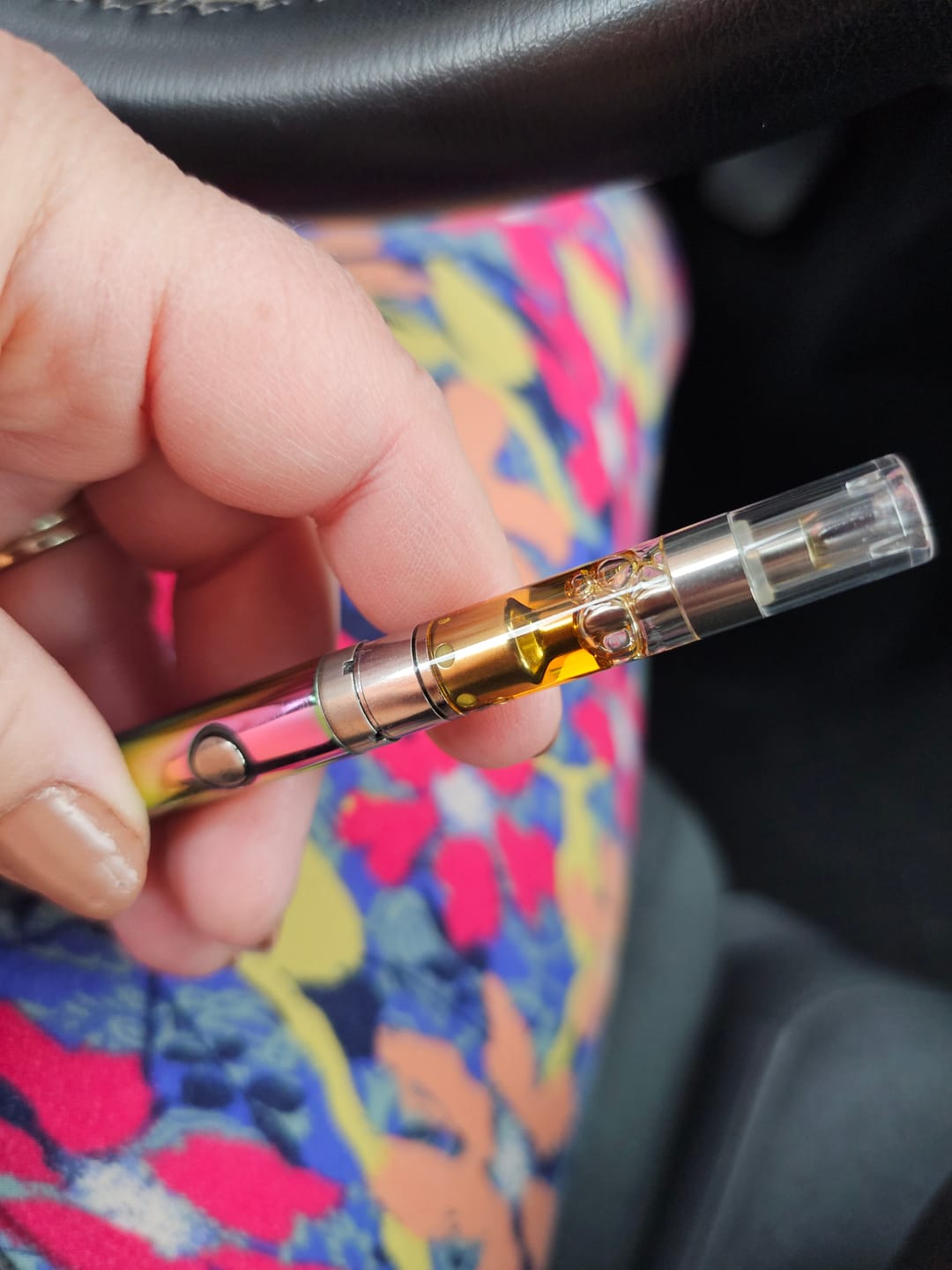 Customer photo review of 1 Gram HHC Vape Cartridge - Watermelon Zkittles | Indica