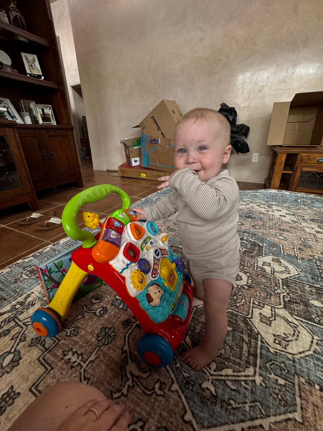 Customer photo review of Designer Relax Mat - 1.4" Thick Foam Base