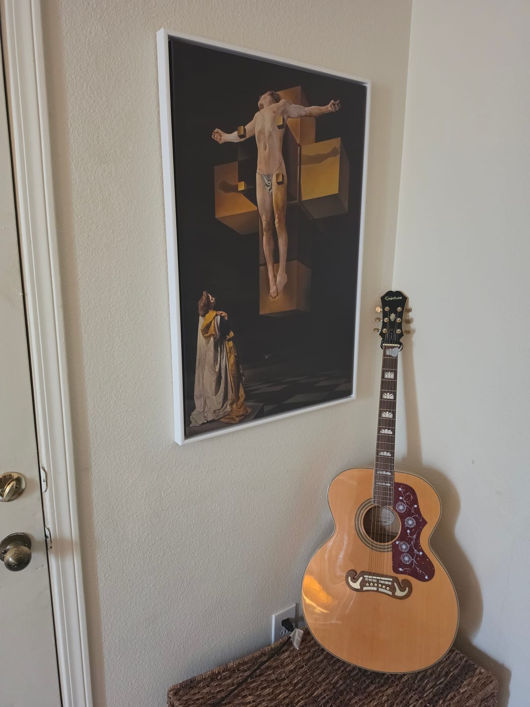 Customer photo review of Crucifixion (Corpus Hypercubus) | Salvador Dalí | 1954