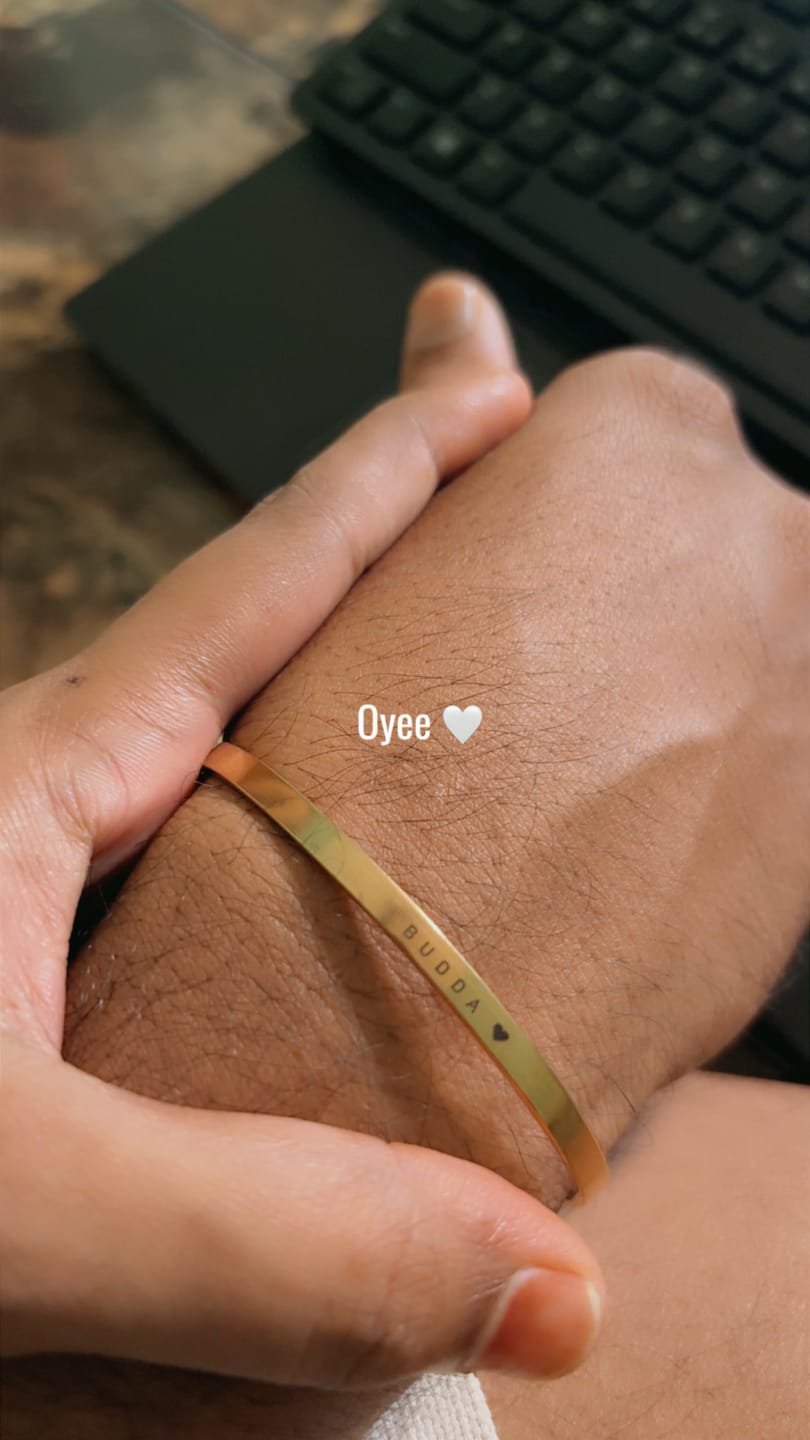 Customer photo review of Personalised Classic Bracelet