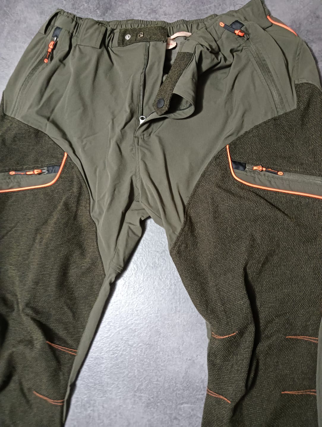 Customer photo review of Pantalone Masseria ART19 Estivo Verde/Arancio Fluo