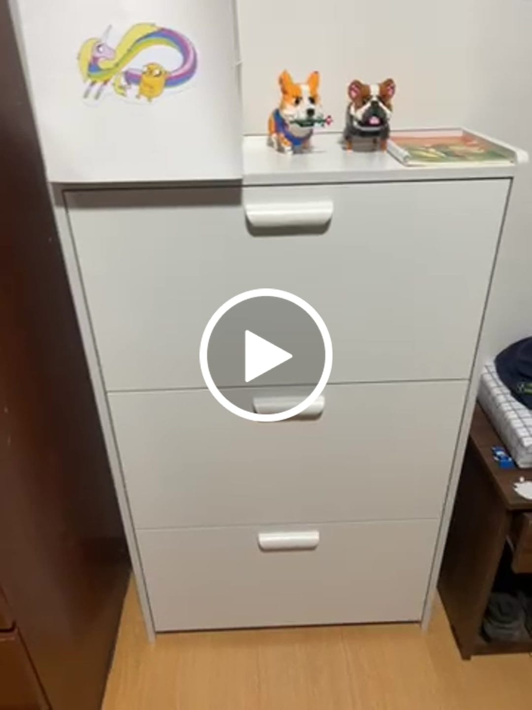 Customer video review of Mueble Zapatero Organizador Estante para Zapatos VTRIN