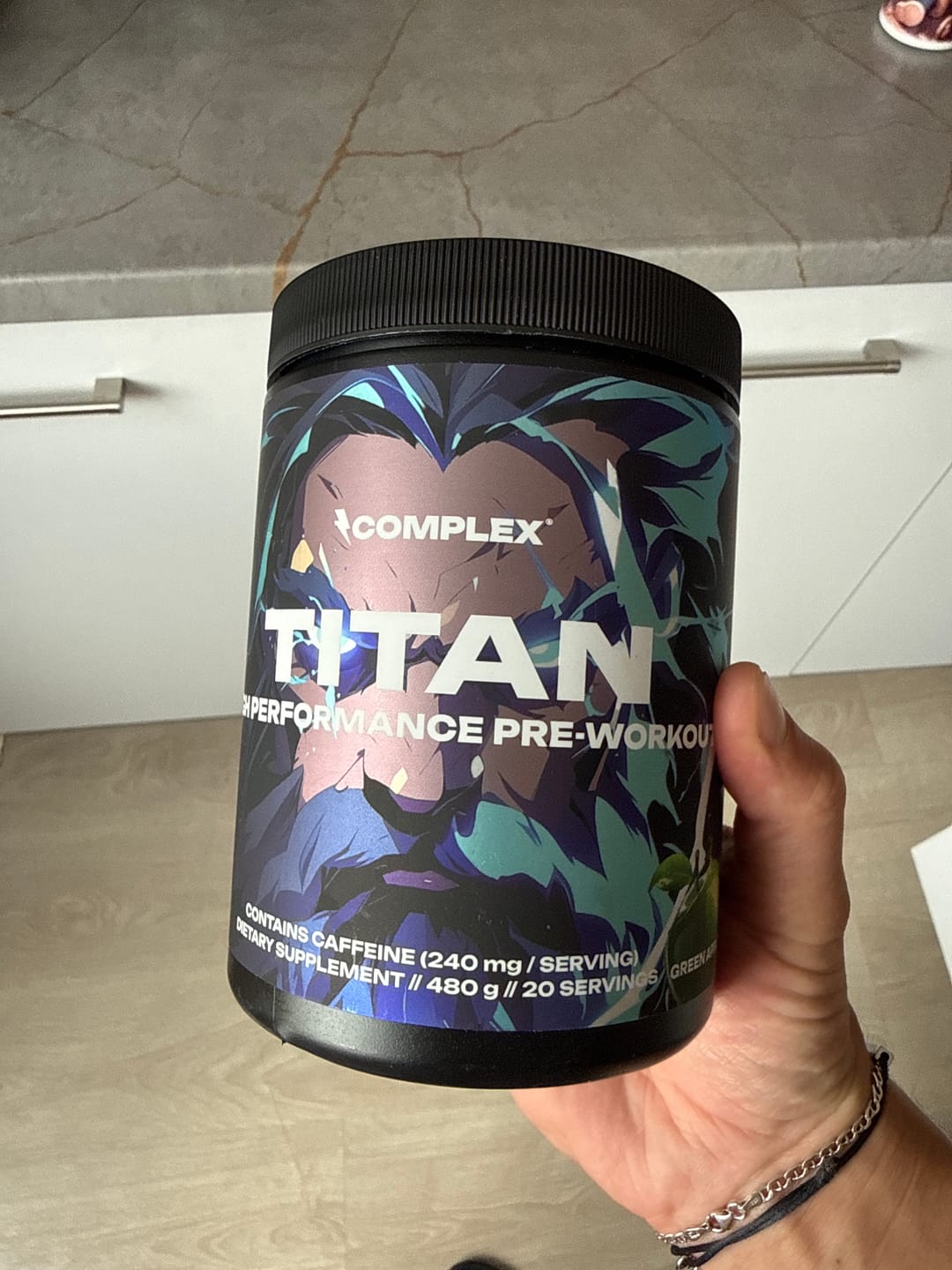 Customer photo review of Titan Pre-workout