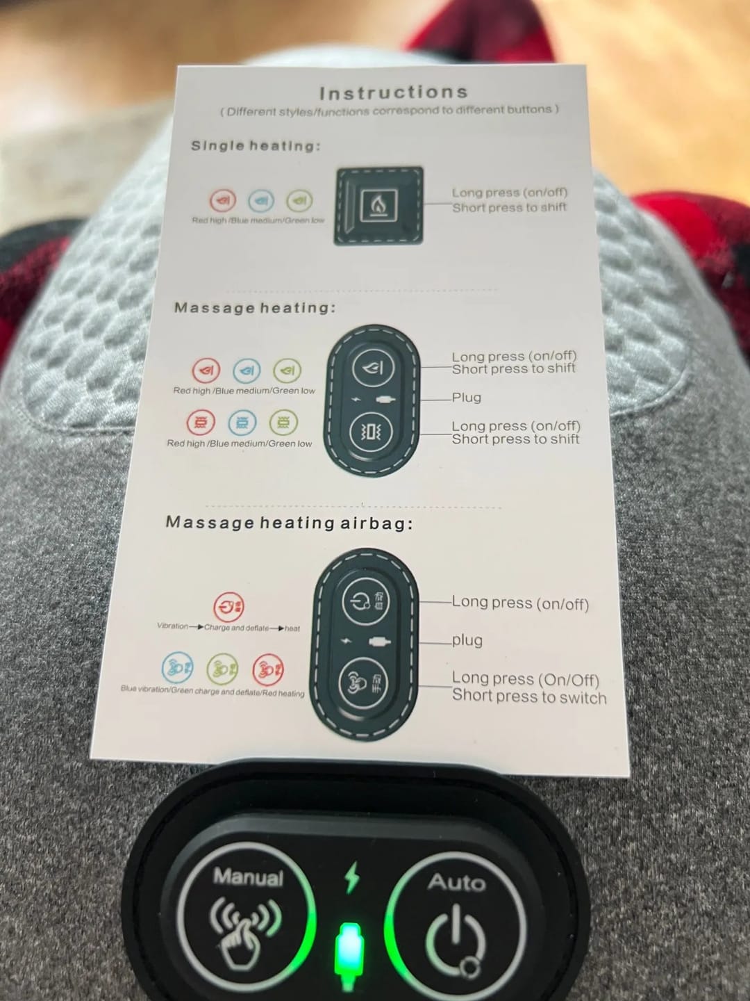 Customer photo review of SpineSway Triple Fusion Massager