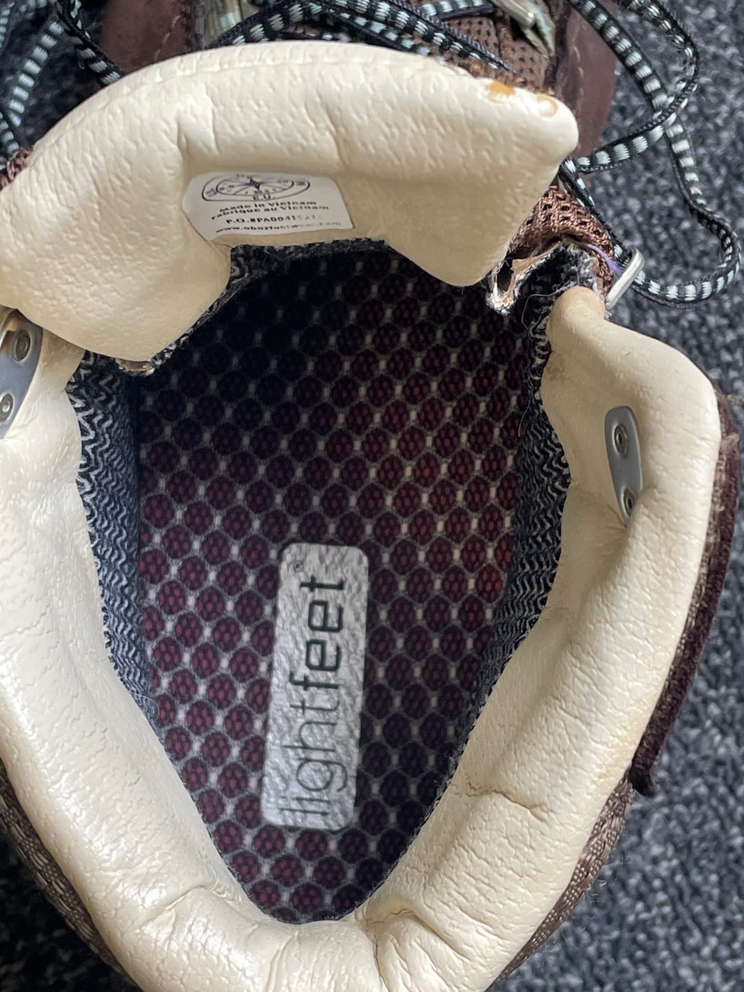 Customer photo review of Lightfeet Active Support Orthotic Insole