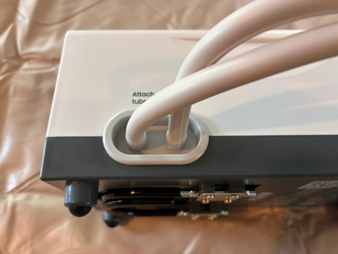 Customer photo review of Alternating Air Pressure Mattress Pad