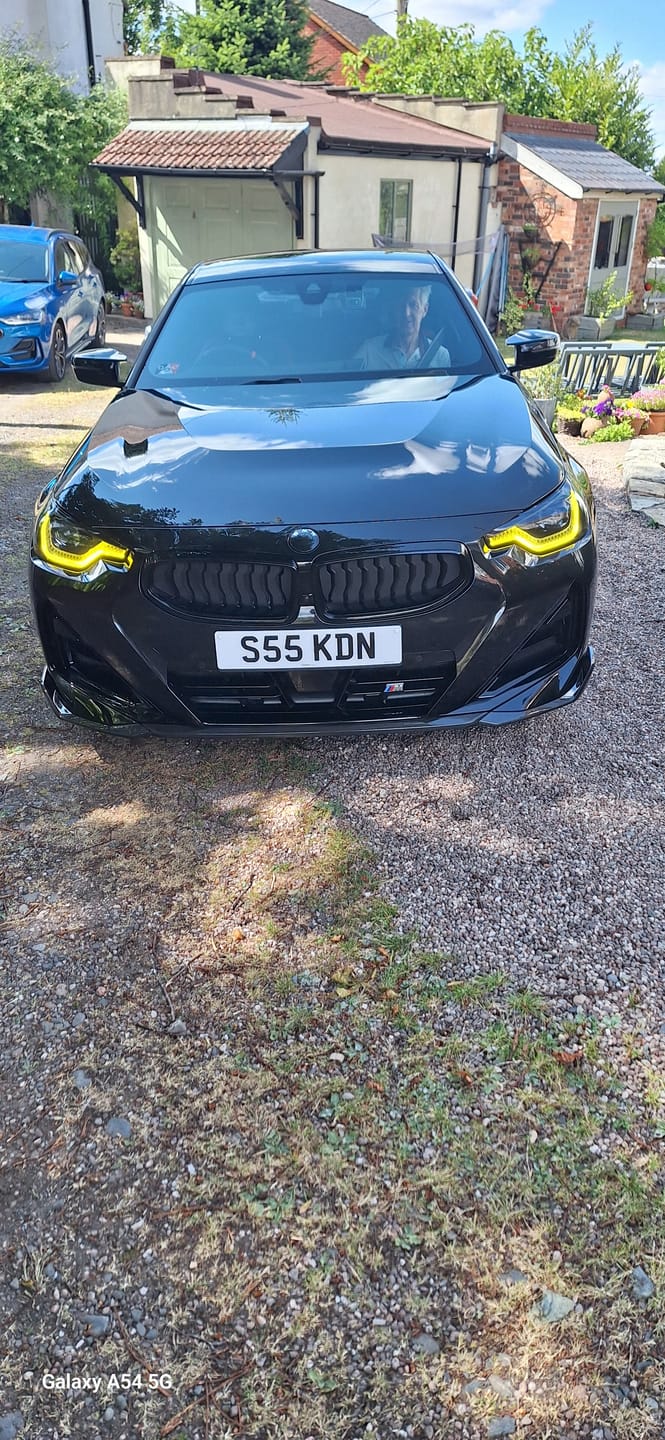 Customer photo review of CSL Style Yellow DRL LED Lights Module Set For BMW 2 Series & M2 (G42/G87)