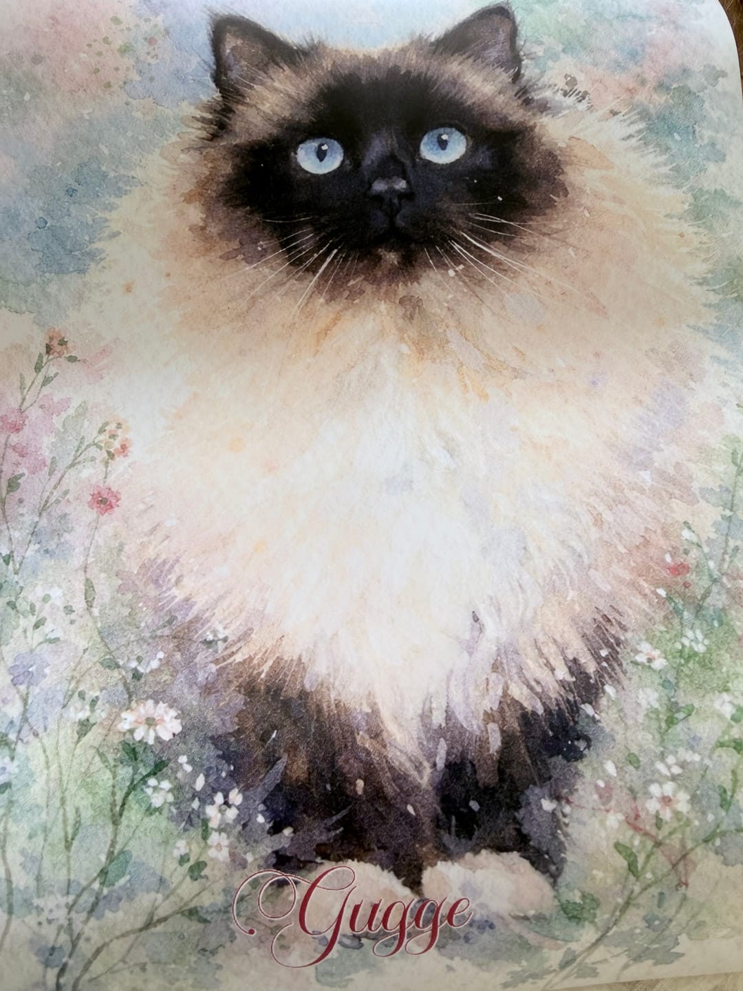 Customer photo review of Personalised Poster - Watercolour