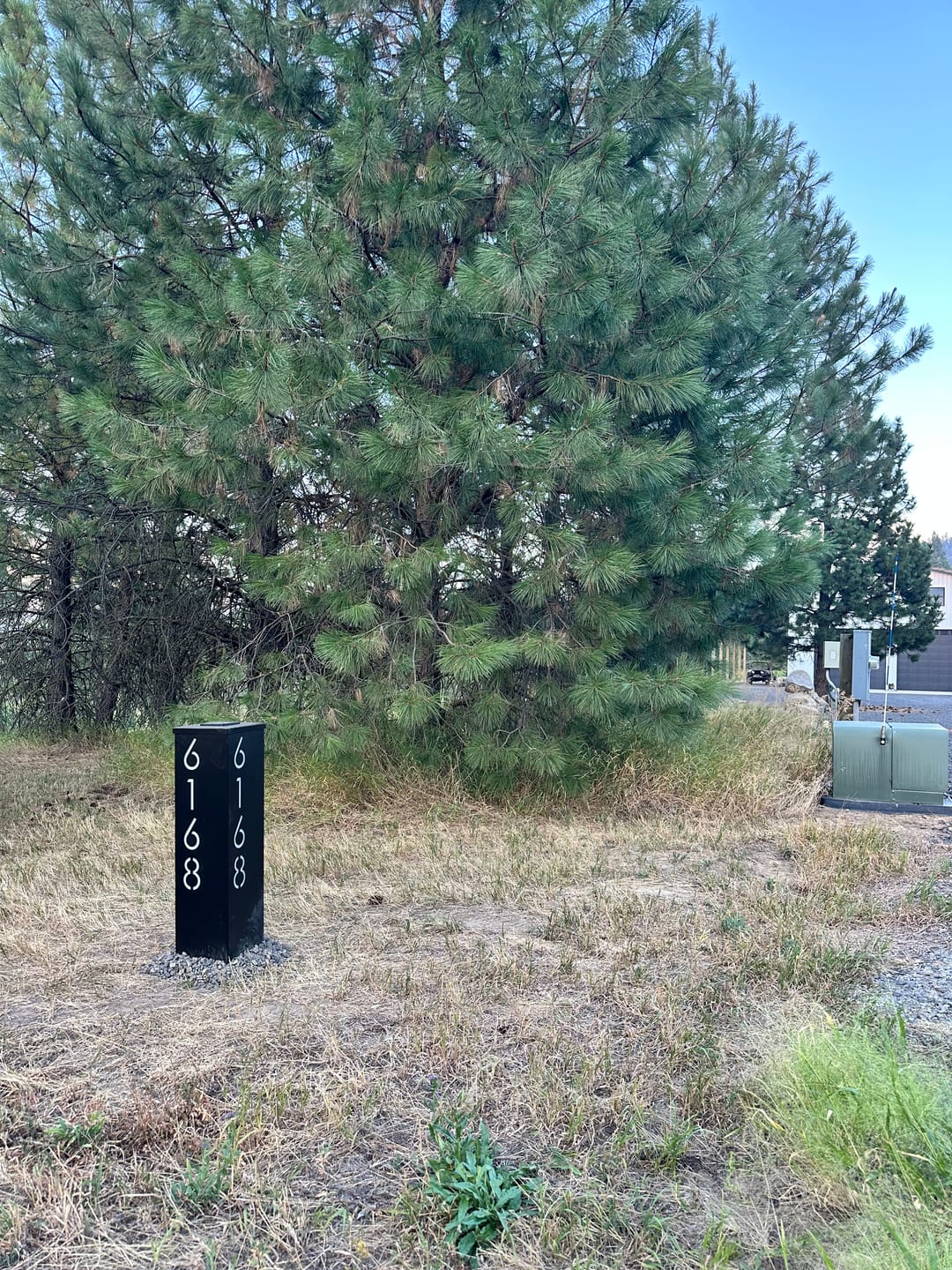 Customer photo review of Address Column - White Translucent Plexiglass Backing Upgrade