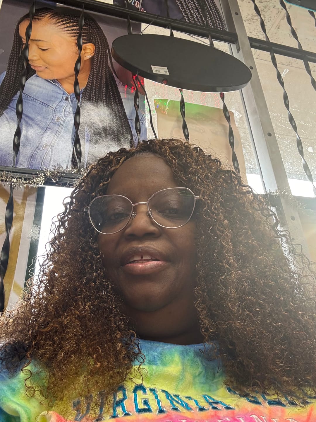 Customer photo review of Human Crochet Hair Deep Wave for Miracle Knots