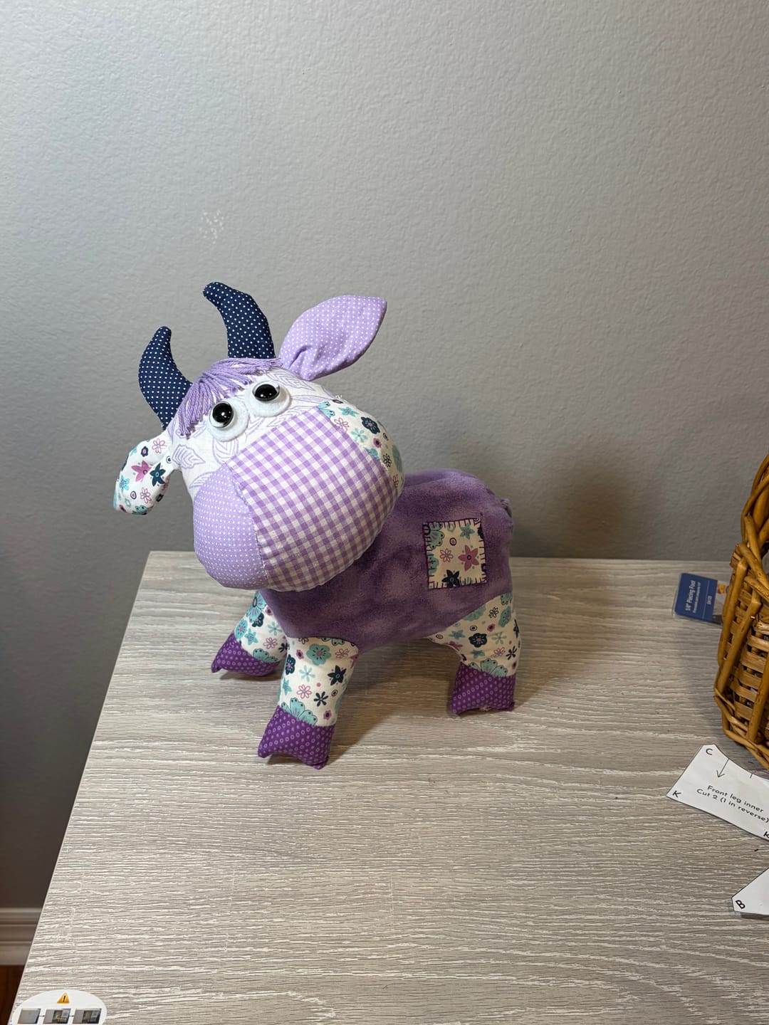 Customer photo review of Mrs. Quilty Plushies – Bundle of 14 Patterns Vol. 2