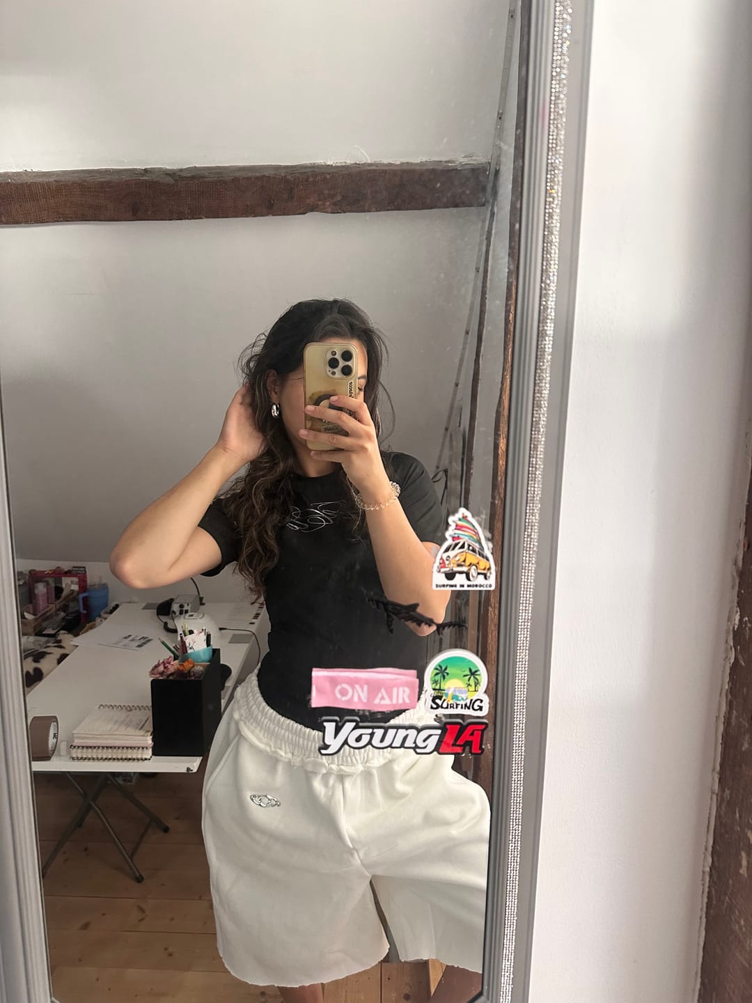 Customer photo review of Shiny Black Compression SS