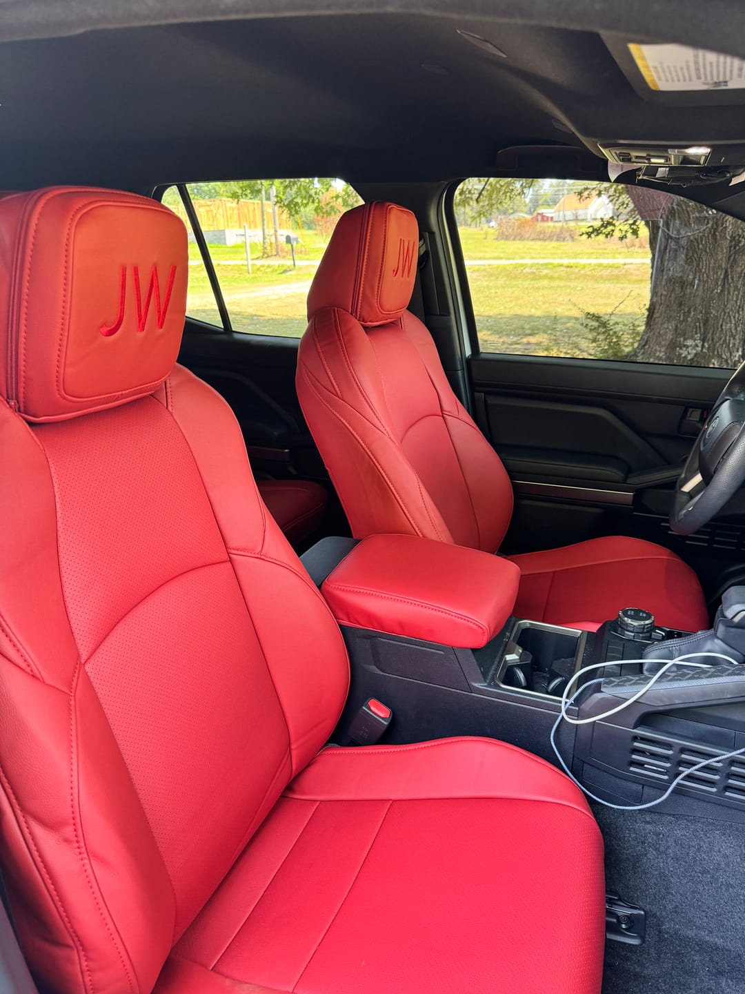 Customer photo review of Premium Custom-Fit Seat Covers