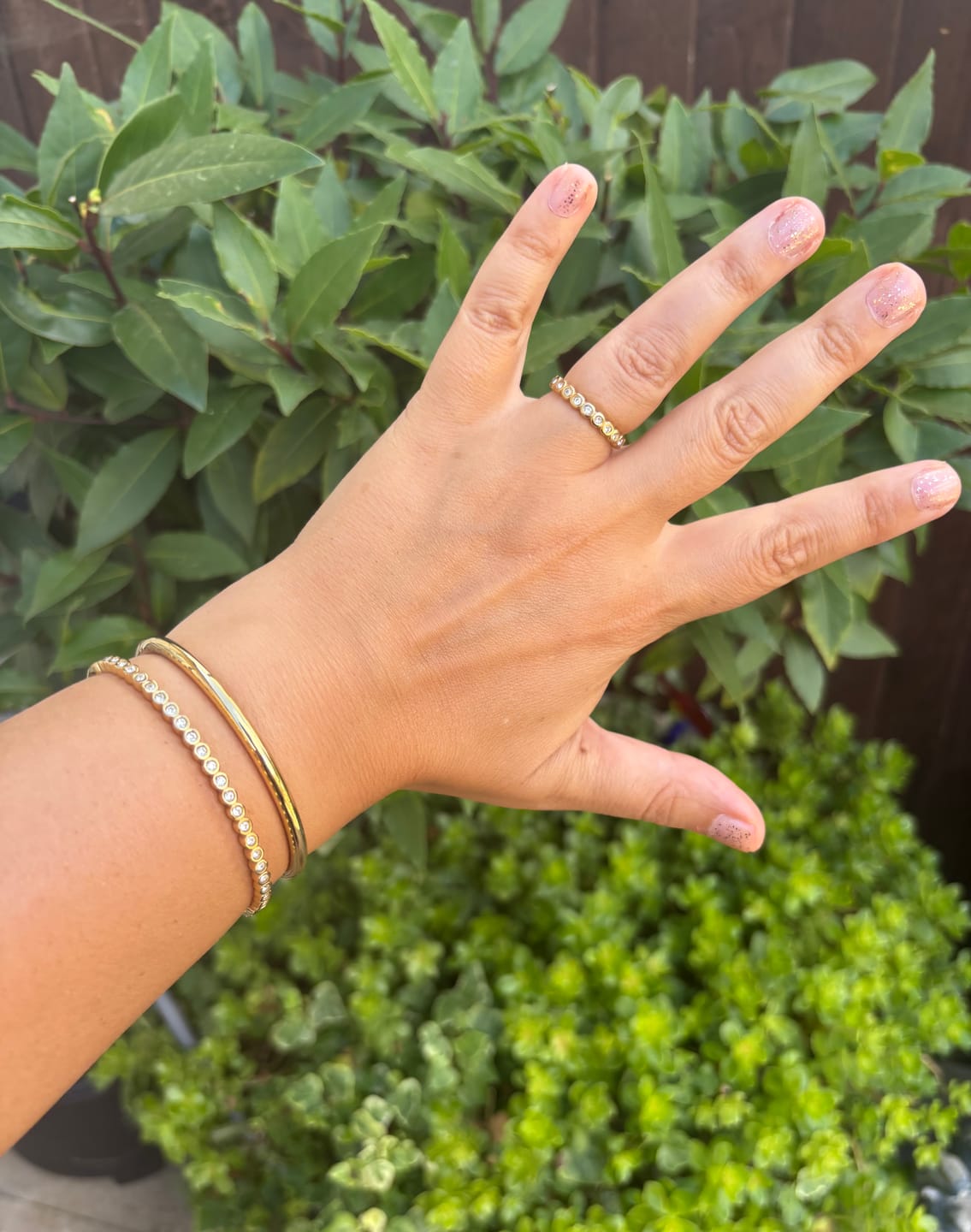 Customer photo review of Classic Oval Bangle