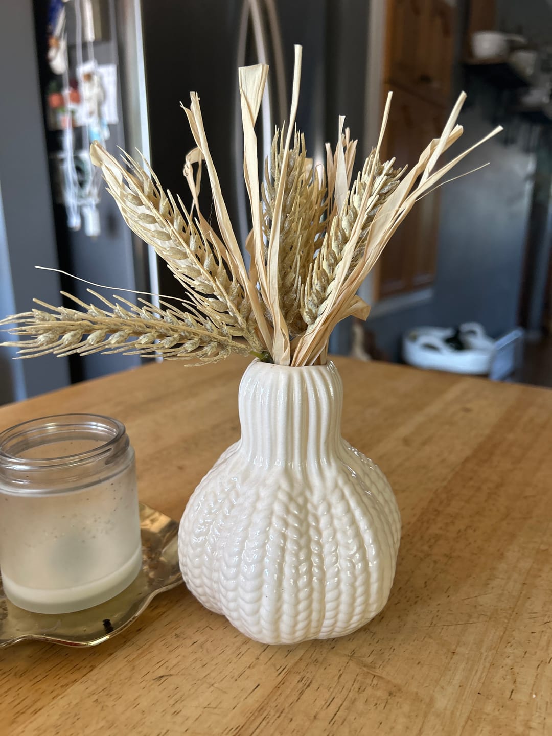 Customer photo review of Porcelain Gourd Bud Vase