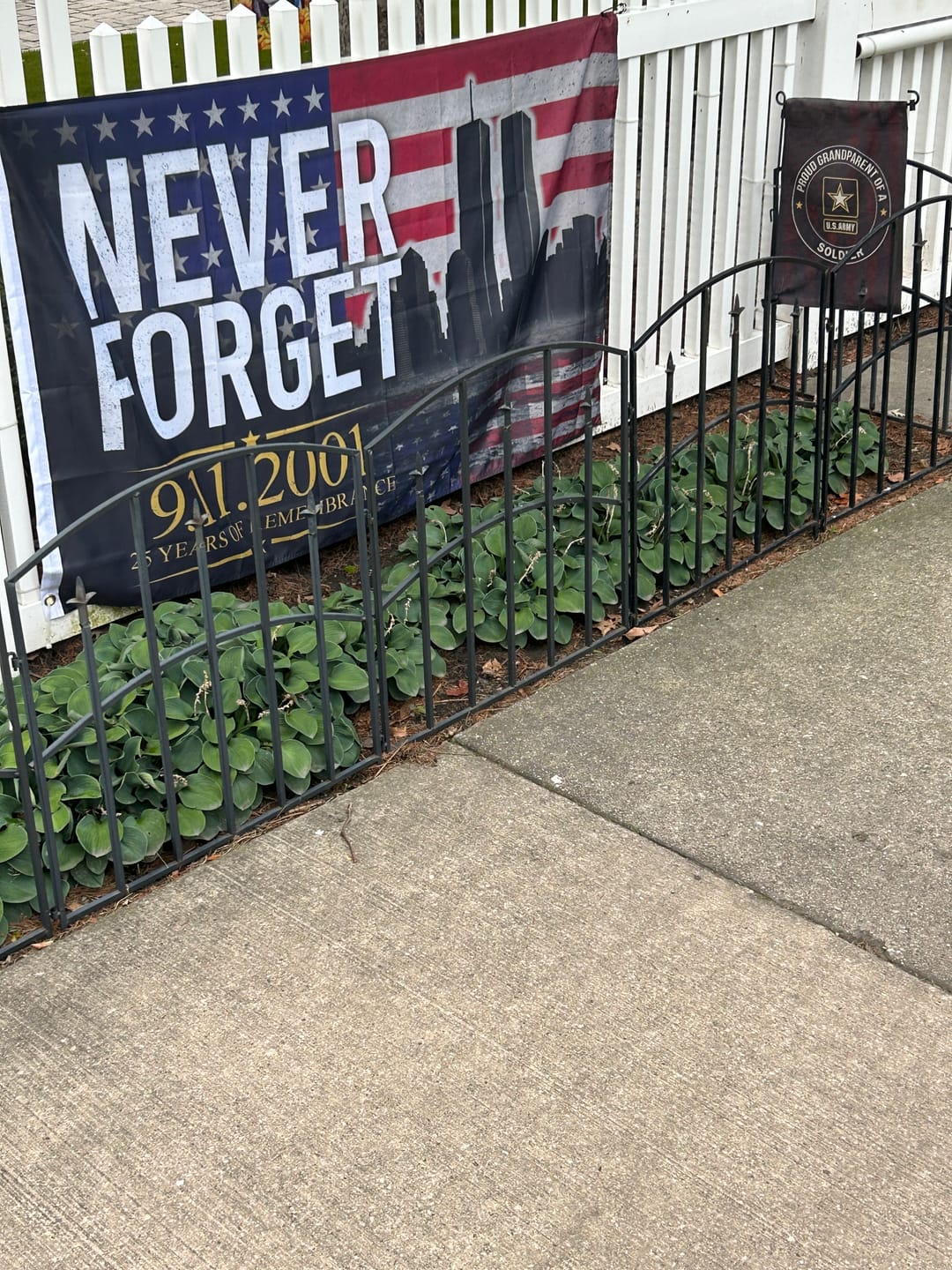 Customer photo review of Never Forget 9.11.2001 Flag